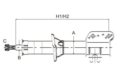 SCT GERMANY Amortizators Z 3110R